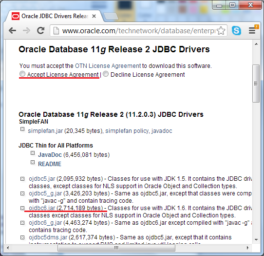 oracle jdbc jar download